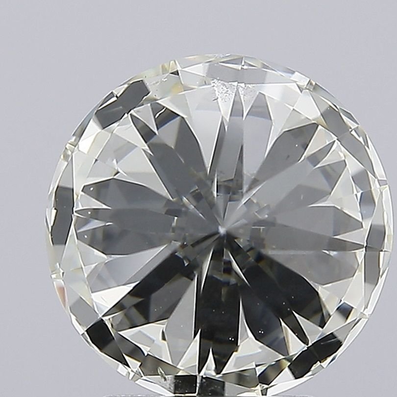 3.68ct J SI1 Excellent Cut Round Diamond