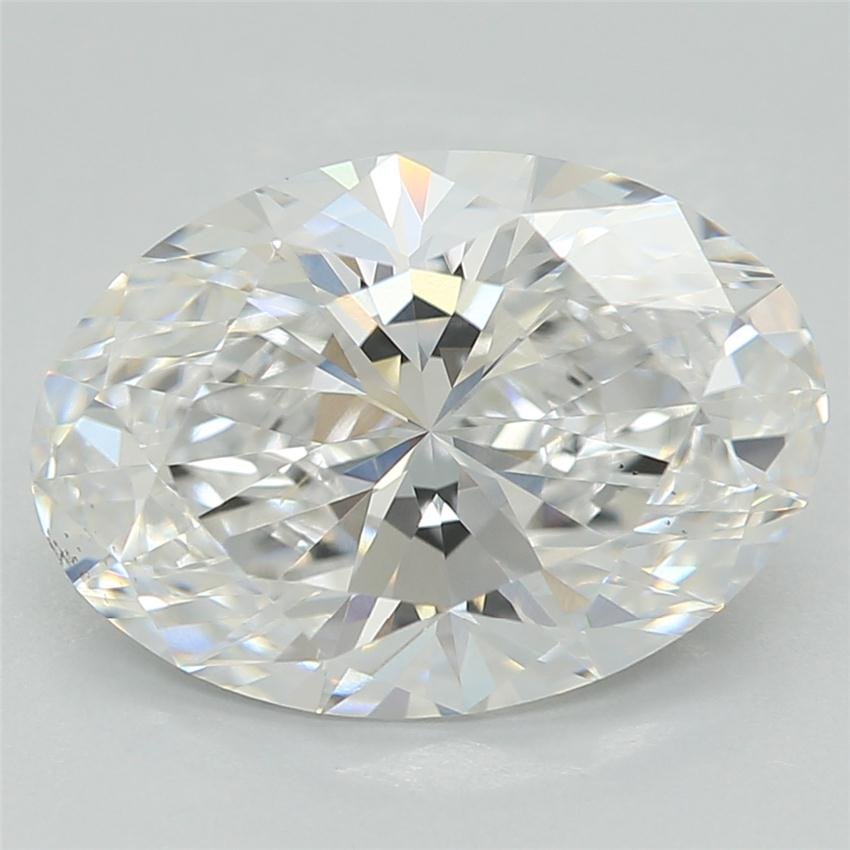 2.09ct E VS2 Rare Carat Ideal Cut Oval Lab Grown Diamond