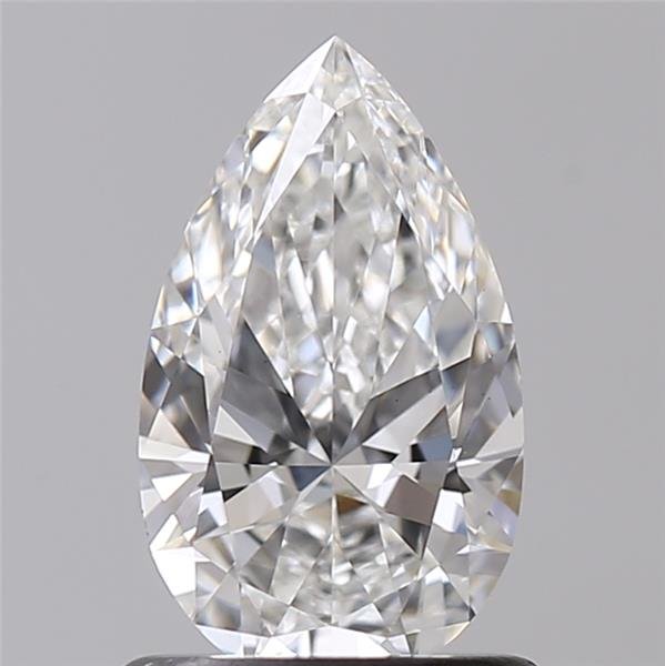 0.85ct F VS1 Rare Carat Ideal Cut Pear Lab Grown Diamond