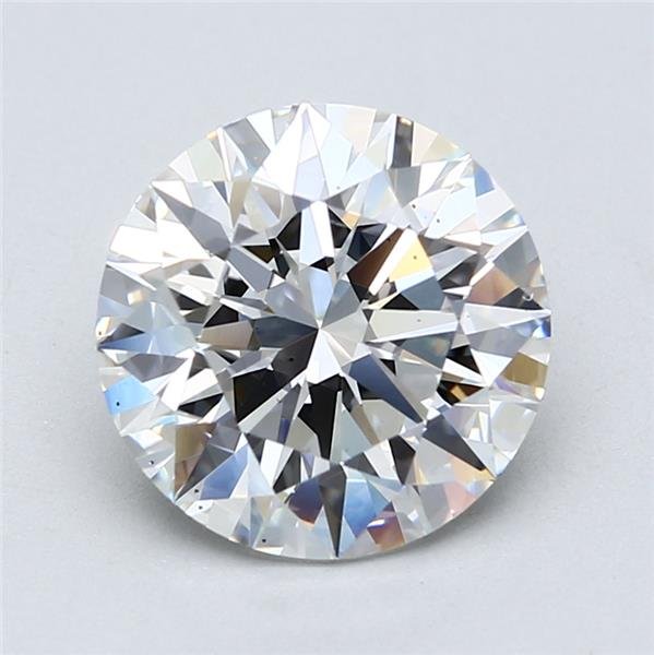 3.58ct E VS2 Rare Carat Ideal Cut Round Lab Grown Diamond