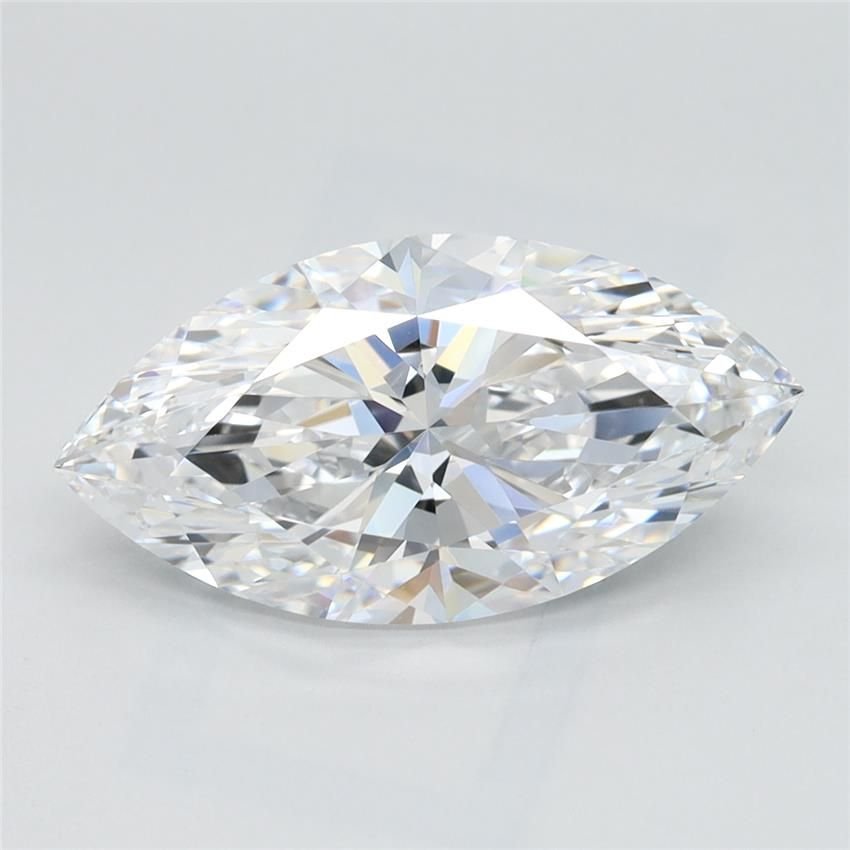 2.45ct D VVS1 Very Good Cut Marquise Lab Grown Diamond