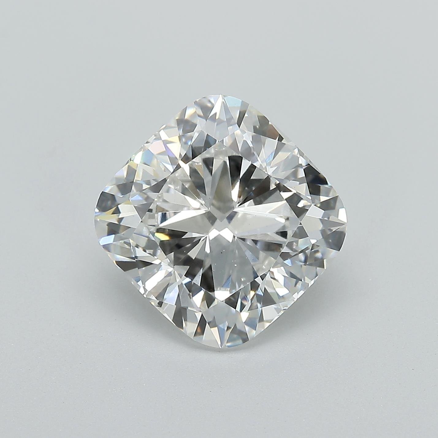 4.78ct F VS1 Rare Carat Ideal Cut Cushion Lab Grown Diamond