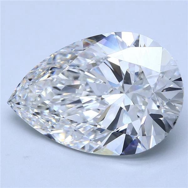 10.00ct F VS1 Rare Carat Ideal Cut Pear Lab Grown Diamond