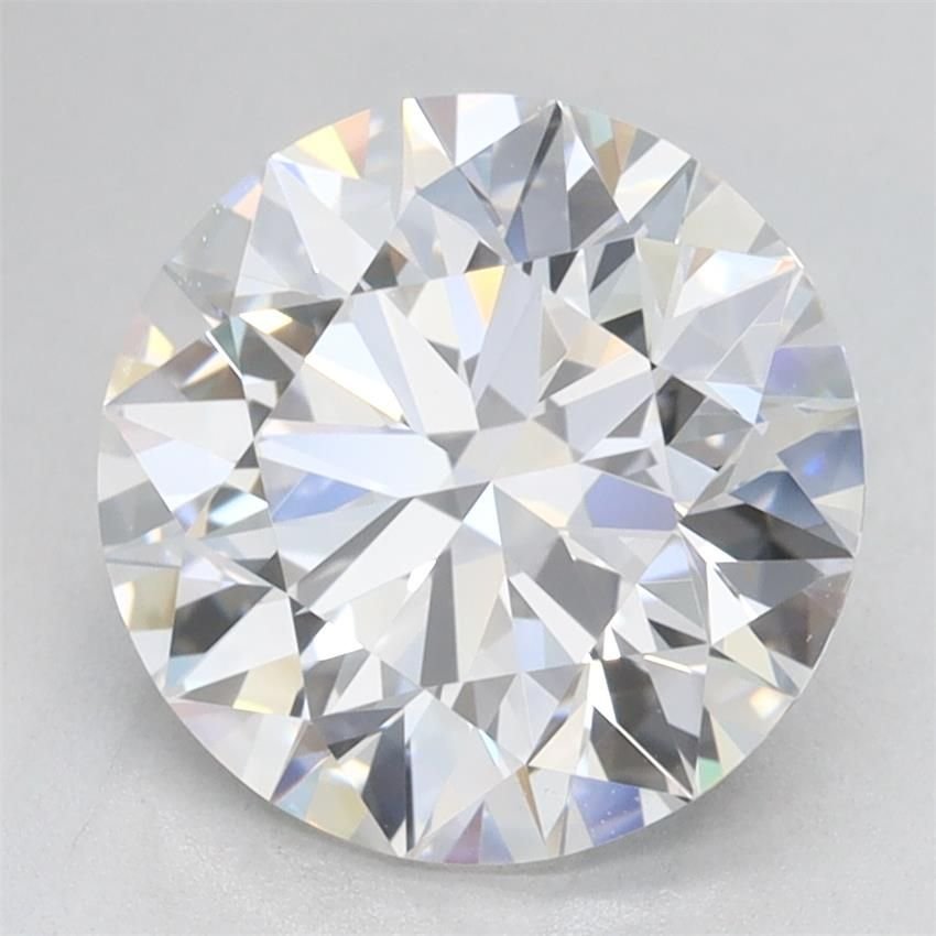 2.55ct D VVS1 Rare Carat Ideal Cut Round Lab Grown Diamond