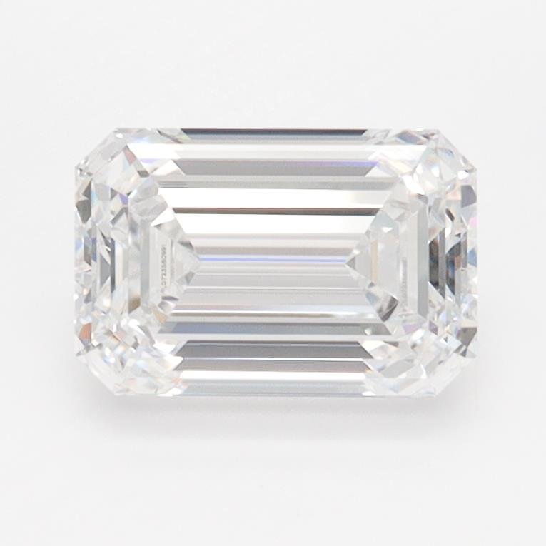 1.45ct D VVS2 Rare Carat Ideal Cut Emerald Lab Grown Diamond
