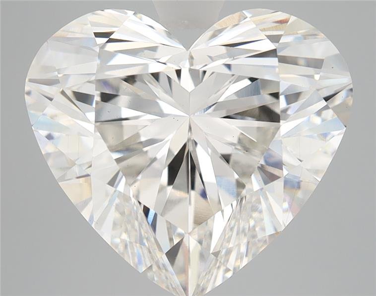 7.27ct F VS1 Rare Carat Ideal Cut Heart Lab Grown Diamond