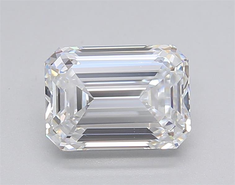 1.51ct D VS1 Rare Carat Ideal Cut Emerald Lab Grown Diamond