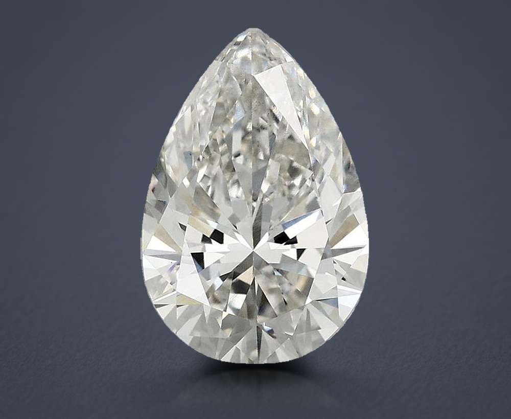 3.00 Carat Pear Lab Diamond