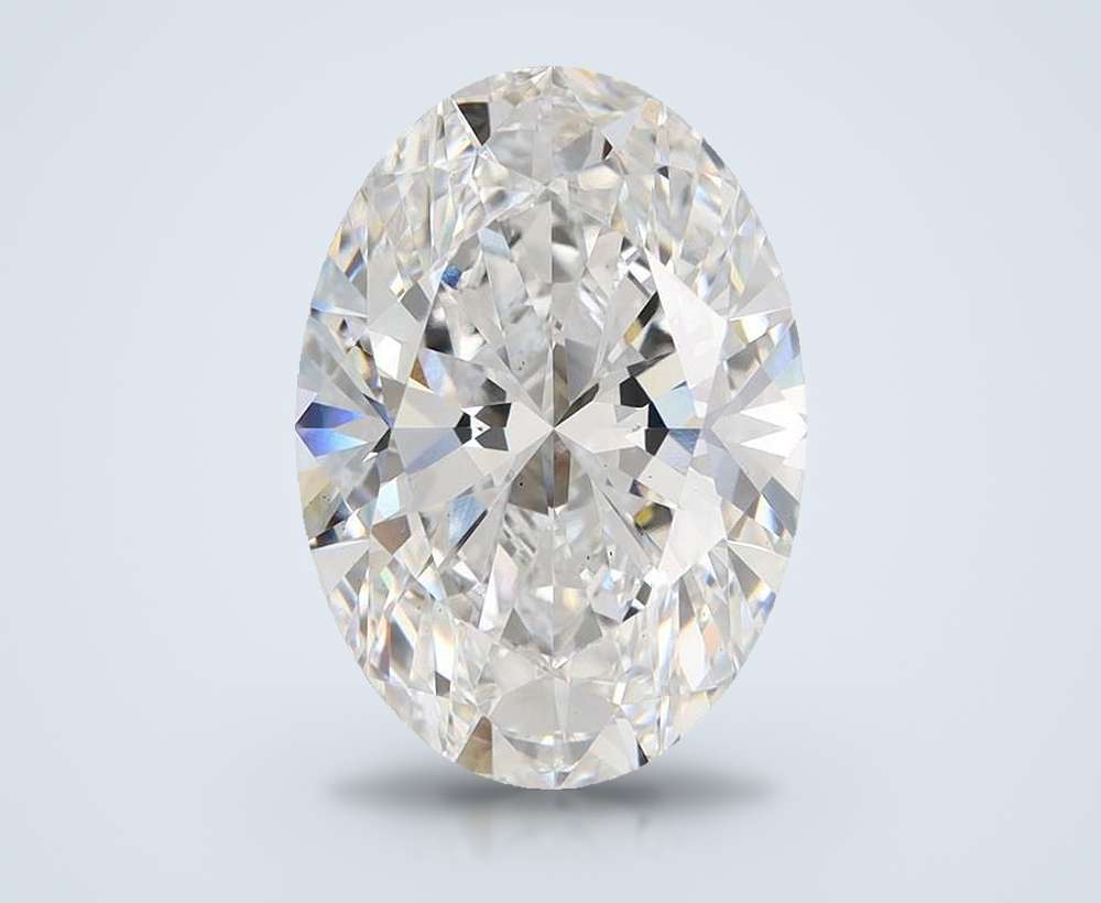 7.08 Carat Oval Lab Diamond