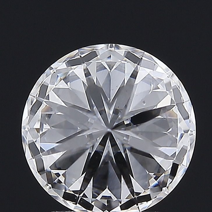 2.58ct D SI1 Rare Carat Ideal Cut Round Lab Grown Diamond