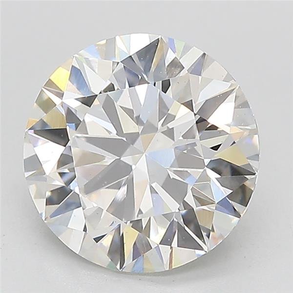 2.80ct F VS2 Rare Carat Ideal Cut Round Lab Grown Diamond