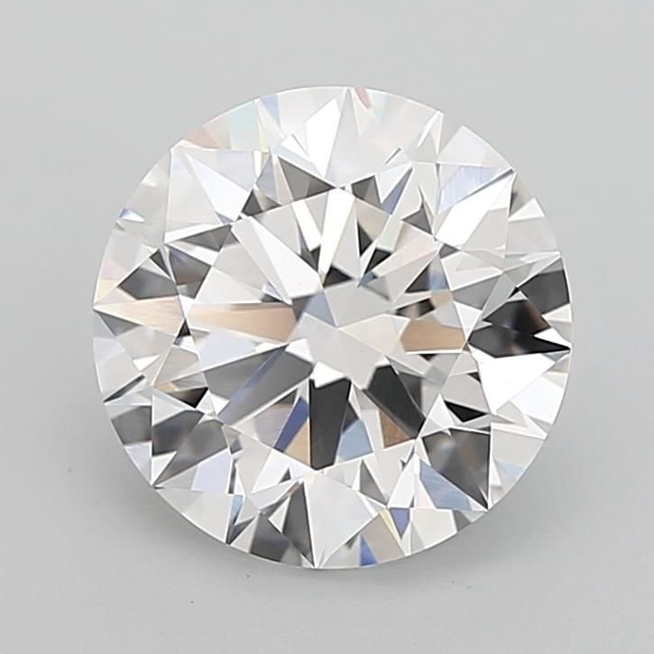 4.04ct D VVS2 Rare Carat Ideal Cut Round Lab Grown Diamond