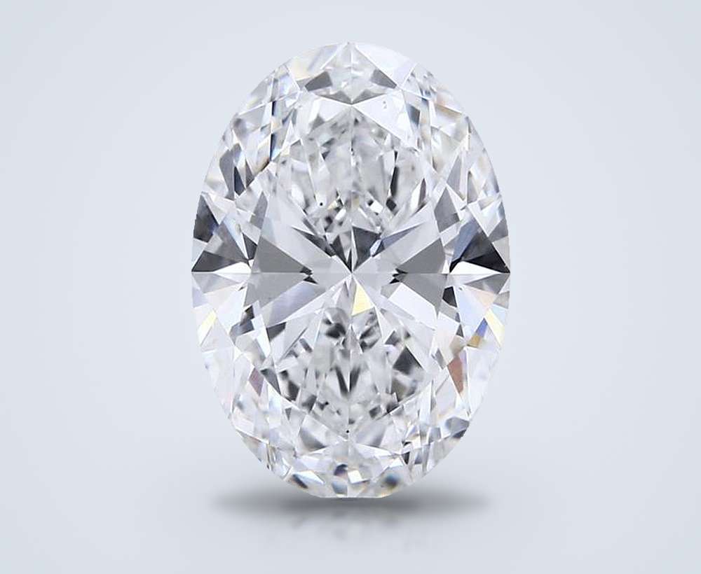 4.00 Carat Oval Lab Diamond