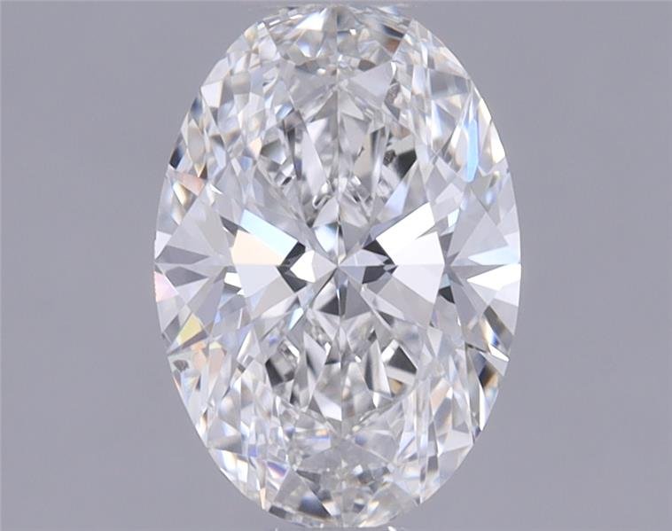 0.72ct F VS2 Rare Carat Ideal Cut Oval Lab Grown Diamond