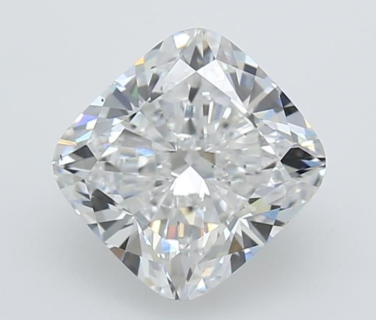 2.53ct E VS2 Rare Carat Ideal Cut Cushion Lab Grown Diamond