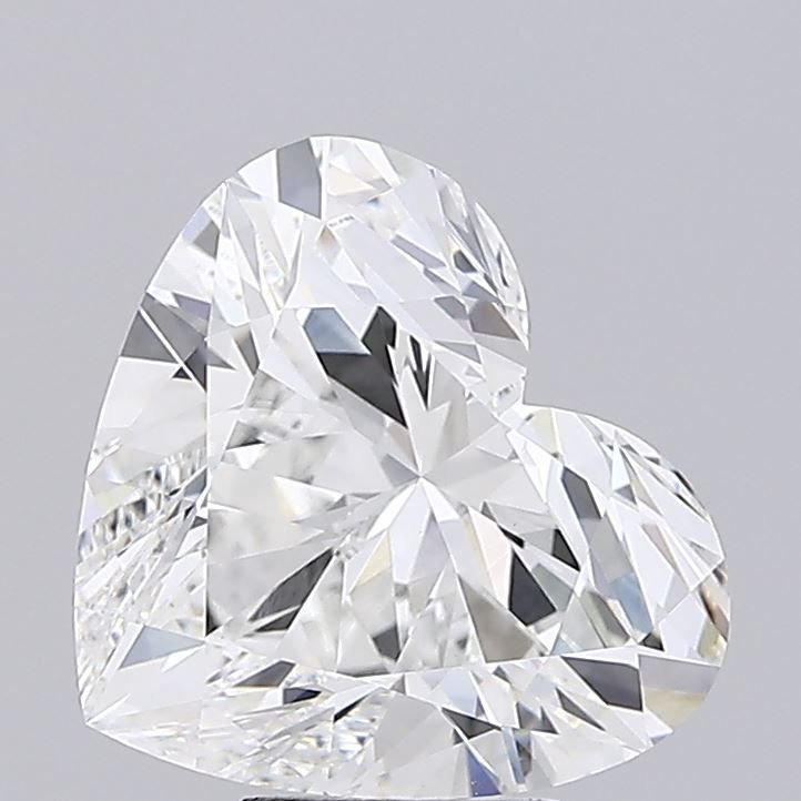 7.07ct F VVS2 Rare Carat Ideal Cut Heart Lab Grown Diamond
