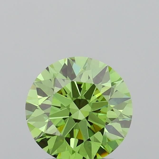 1.50 Ct. Fancy Vivid Green Round Lab Diamond