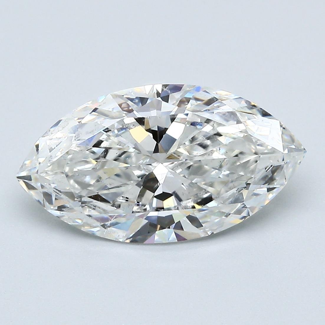 2.85ct G SI1 Rare Carat Ideal Cut Marquise Diamond