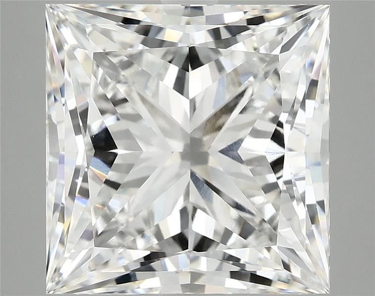 8.05ct F VVS2 Rare Carat Ideal Cut Princess Lab Grown Diamond