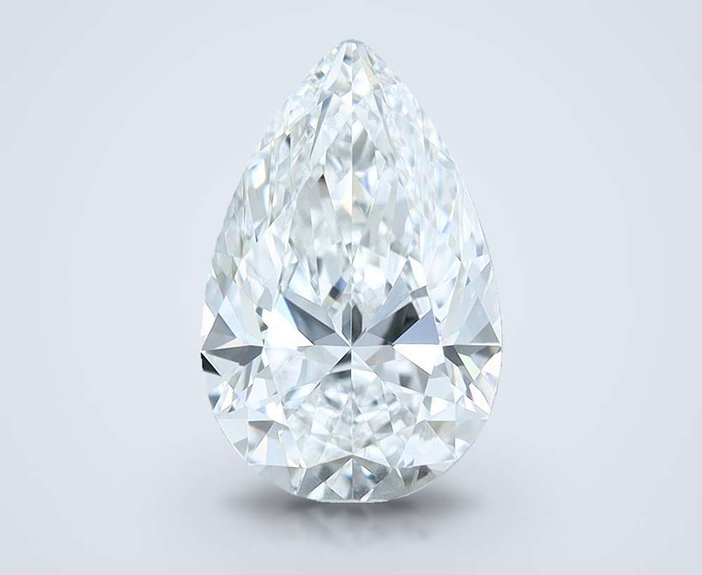 0.71 Carat Pear Natural Diamond