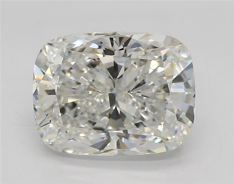 3.07ct F VVS2 Rare Carat Ideal Cut Cushion Lab Grown Diamond