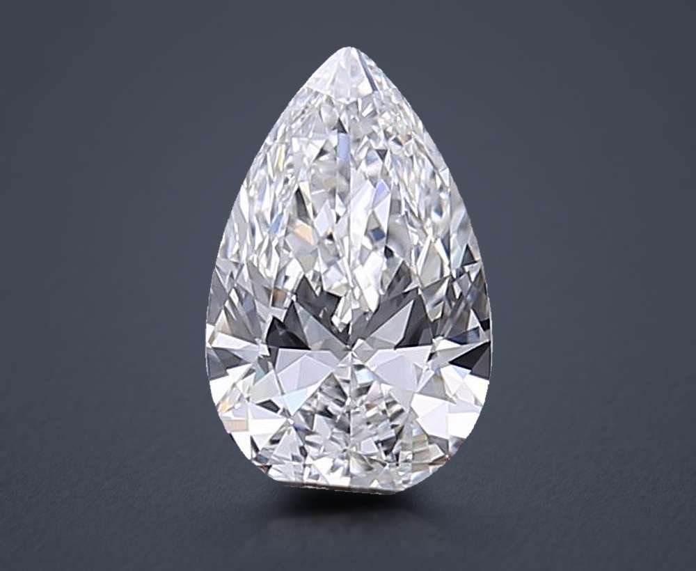 0.55 Carat Pear Lab Diamond