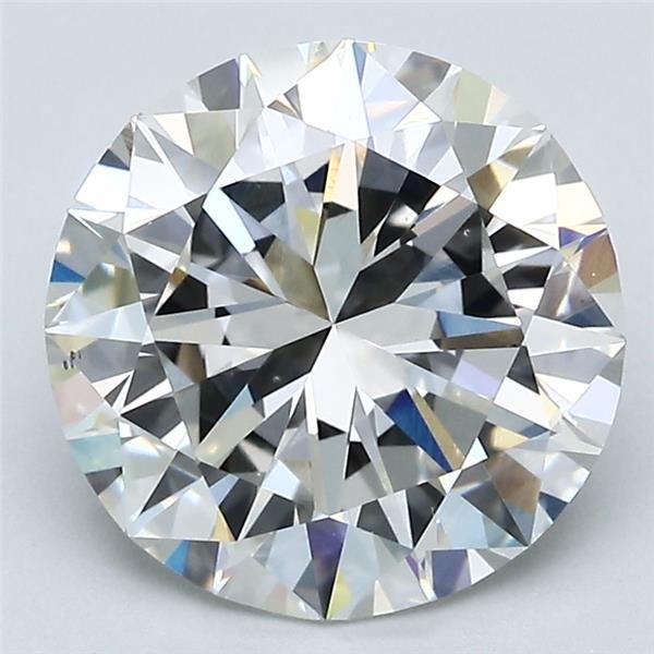 3.49ct E VS2 Very Good Cut Round Diamond