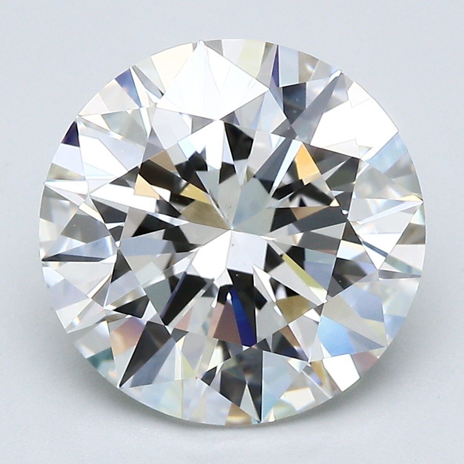 5.02ct H SI1 Rare Carat Ideal Cut Round Diamond