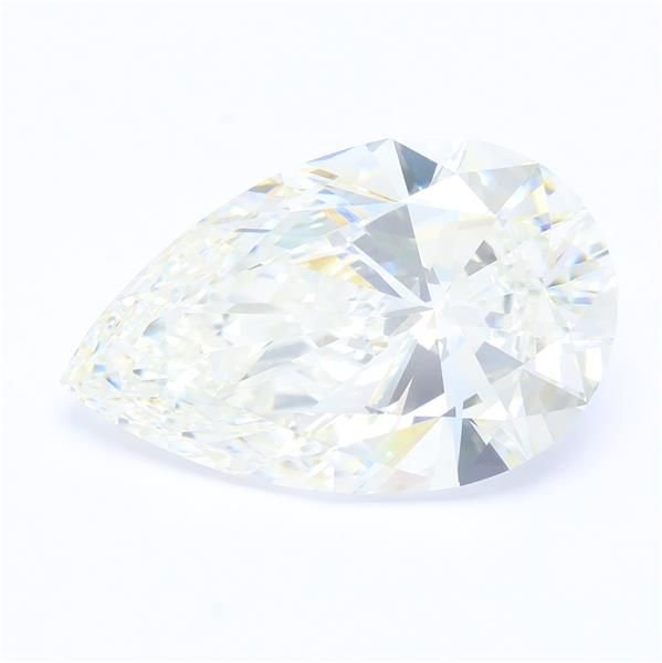 11.07ct F VVS2 Rare Carat Ideal Cut Pear Lab Grown Diamond