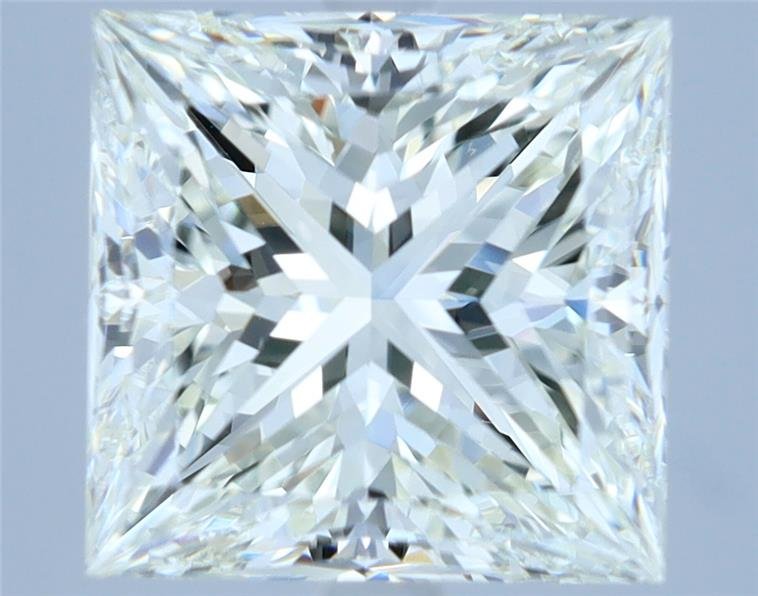 4.25ct J VVS2 Rare Carat Ideal Cut Princess Diamond