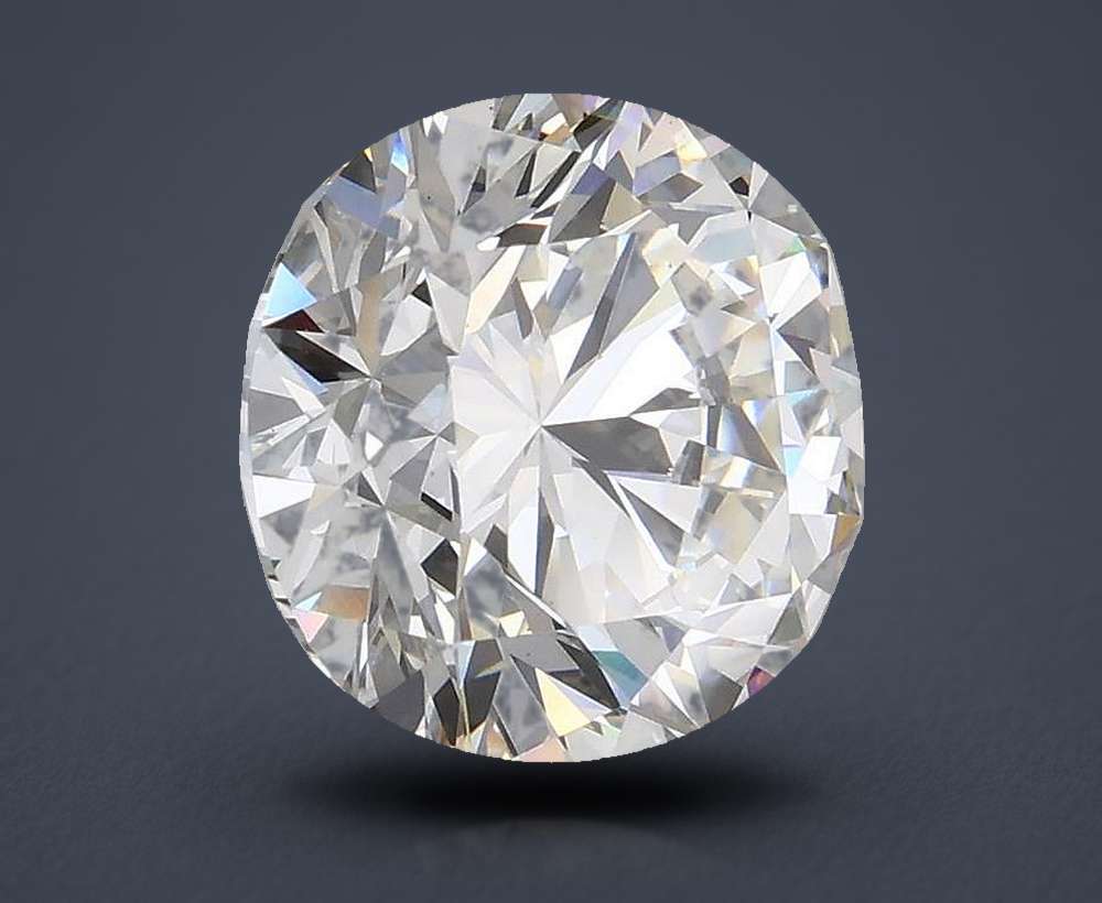 3.74 Carat Round Lab Diamond