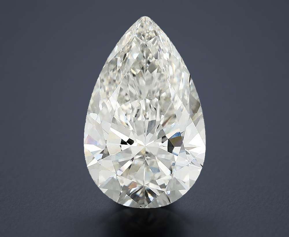 5.74 Carat Pear Lab Diamond