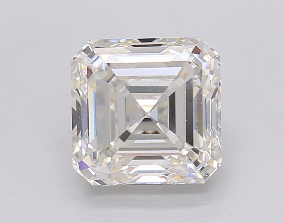 3.01ct H VS2 Rare Carat Ideal Cut Asscher Lab Grown Diamond