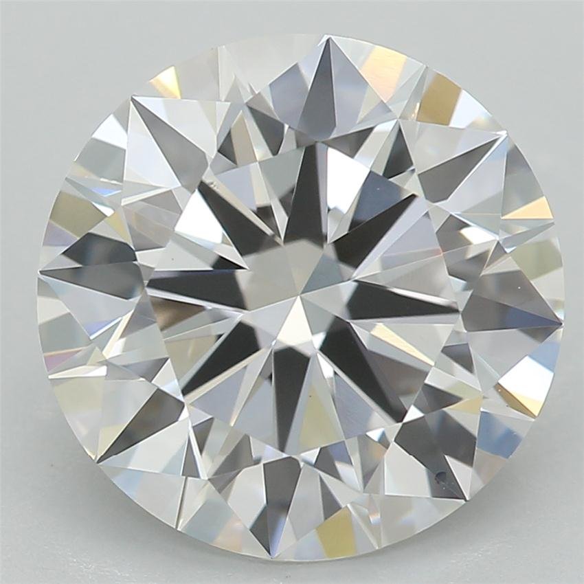 2.80ct D VVS2 Very Good Cut Round Lab Grown Diamond