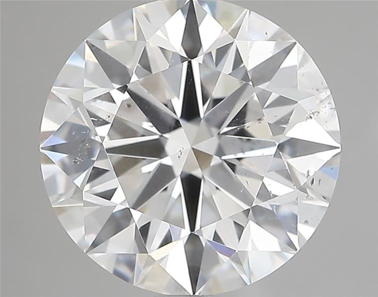 3.01ct D SI2 Rare Carat Ideal Cut Round Diamond