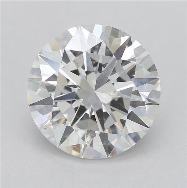 3.50ct I SI2 Rare Carat Ideal Cut Round Diamond