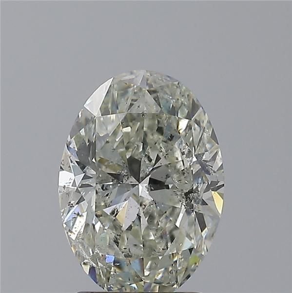 2.03ct J SI2 Rare Carat Ideal Cut Oval Diamond