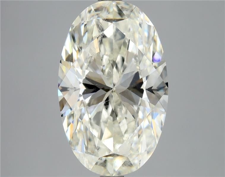 4.70ct J SI2 Rare Carat Ideal Cut Oval Diamond