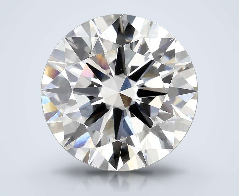 6.91 Carat Round Lab Diamond