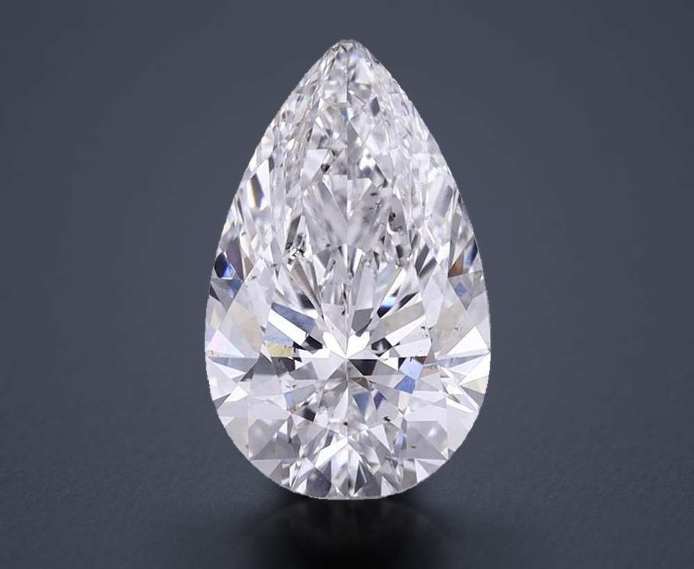 1.34 Carat Pear Lab Diamond
