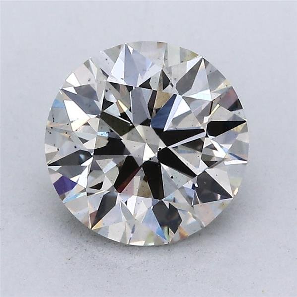 2.40ct I SI1 Excellent Cut Round Lab Grown Diamond