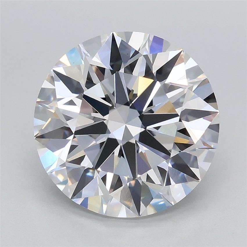 3.37ct F VS1 Rare Carat Ideal Cut Round Lab Grown Diamond