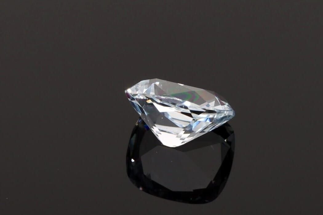 1.94 Carat Vivid White Cushion Sapphire