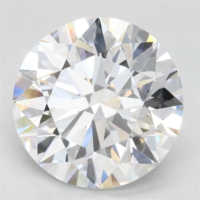 3.26ct D IF Rare Carat Ideal Cut Round Lab Grown Diamond