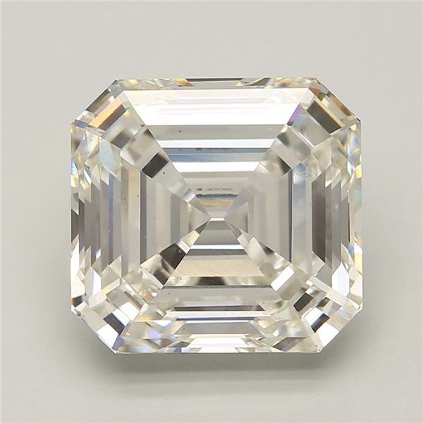 9.15ct G VS2 Rare Carat Ideal Cut Asscher Lab Grown Diamond