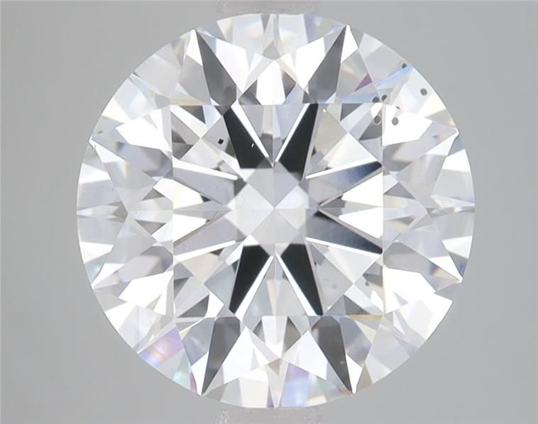 4.53ct F SI1 Rare Carat Ideal Cut Round Lab Grown Diamond