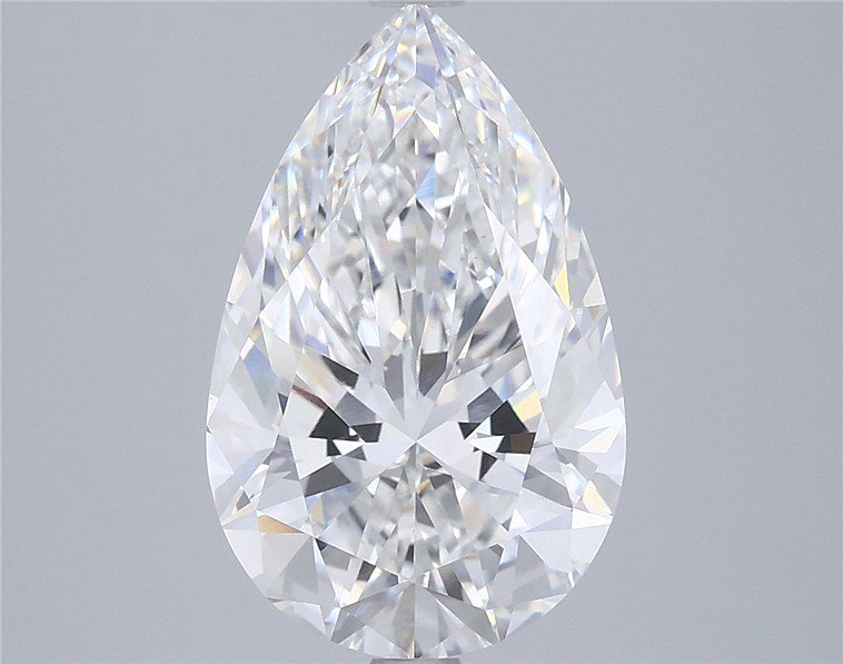 4.08 Carat Pear Lab Diamond