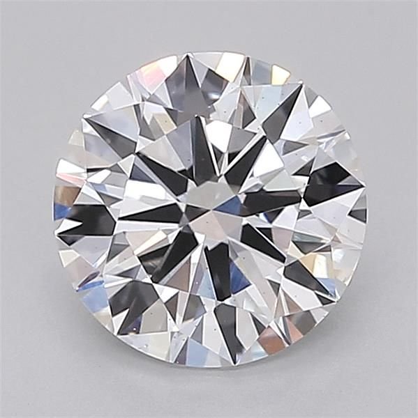 2.00ct D VS2 Rare Carat Ideal Cut Round Lab Grown Diamond