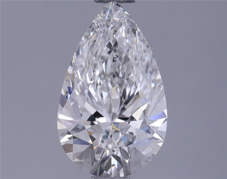 1.08ct F SI1 Rare Carat Ideal Cut Pear Lab Grown Diamond