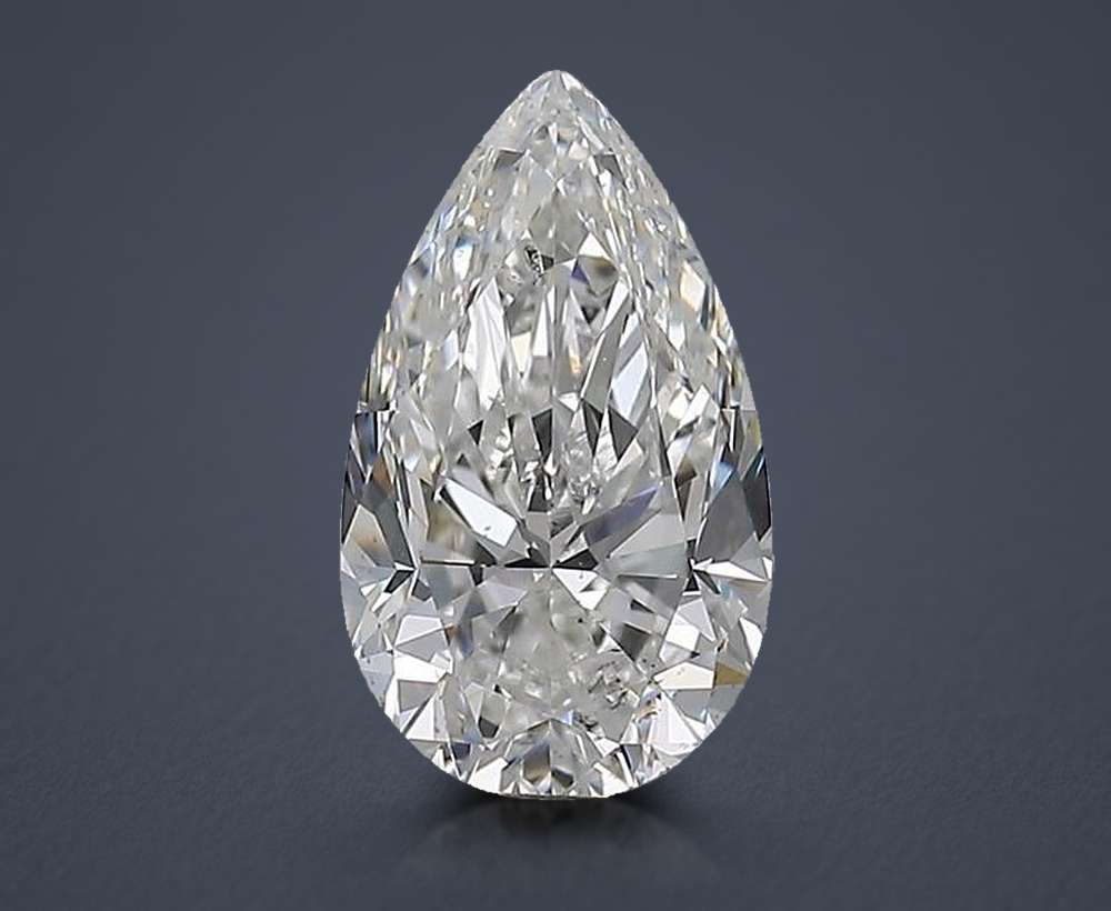 1.80 Carat Pear Natural Diamond